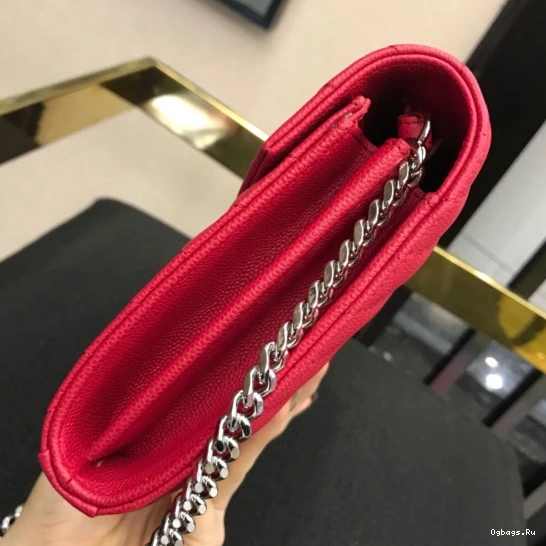 YSL CHAIN CASSANDRE MATELASSÉ WALLET 0710